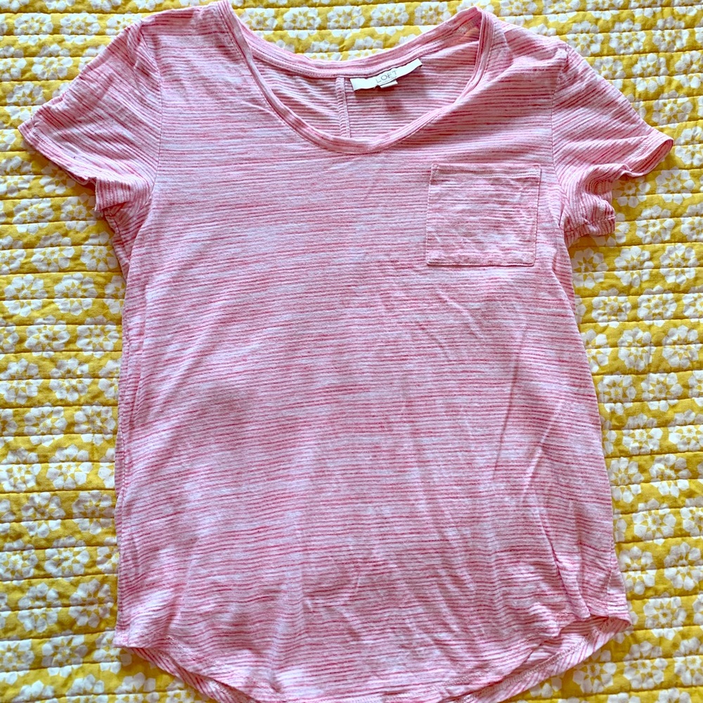 LOFT short sleeve shirt with pocket